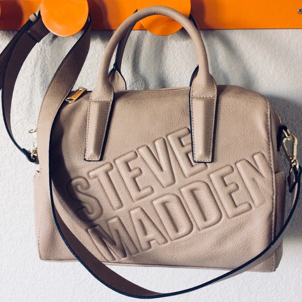 Steve Madden taupe handbag NWOT - Picture 2 of 6
